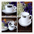 Porcelain & Ceramic Coffee Cup and Saucer Sets